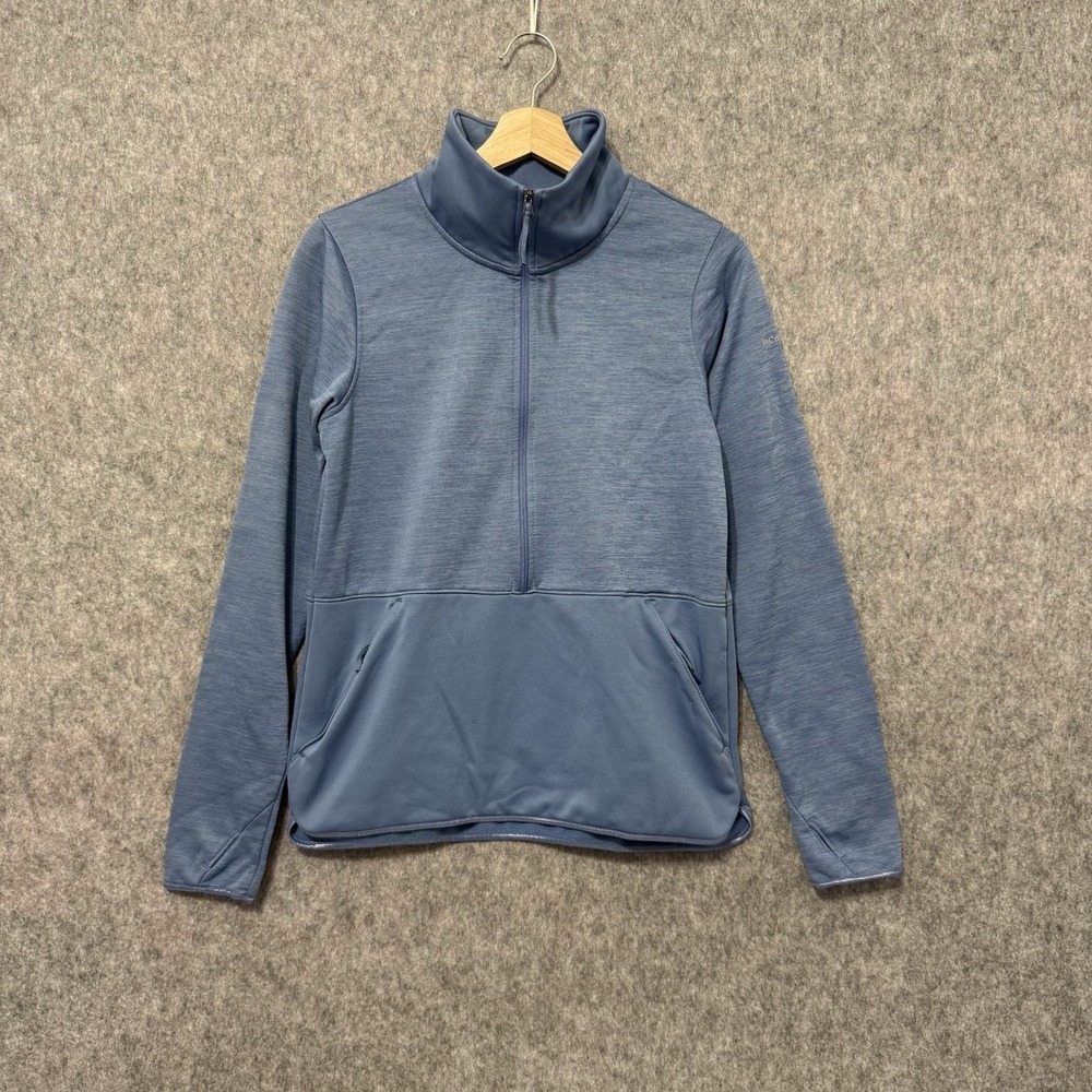 Columbia Sunny Springs Half‎ Zip Pullover Women's S Blue Fleece Lined